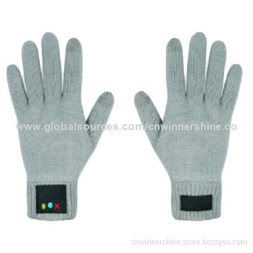 Bluetooth Talking Headset Gloves, Allow Talk Through Hands with OEM Services Available